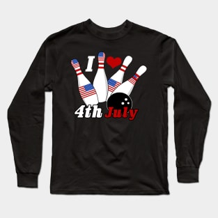 America Shirt 4th of July Patriotic T-shirt holiday Long Sleeve T-Shirt